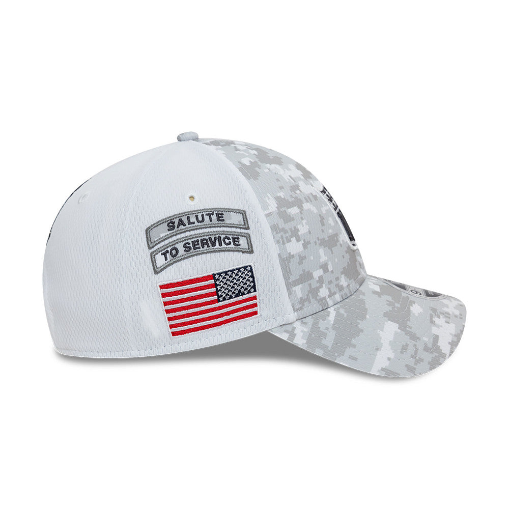NFL Logo Hat - Grey Camouflage Salute To Service NFL 9Forty Stretch Snapback Cap - New Era
